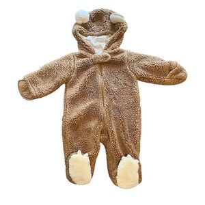 Just One You by Carter Bear Hooded One Piece Jump Suit Unisex 3-6 Months